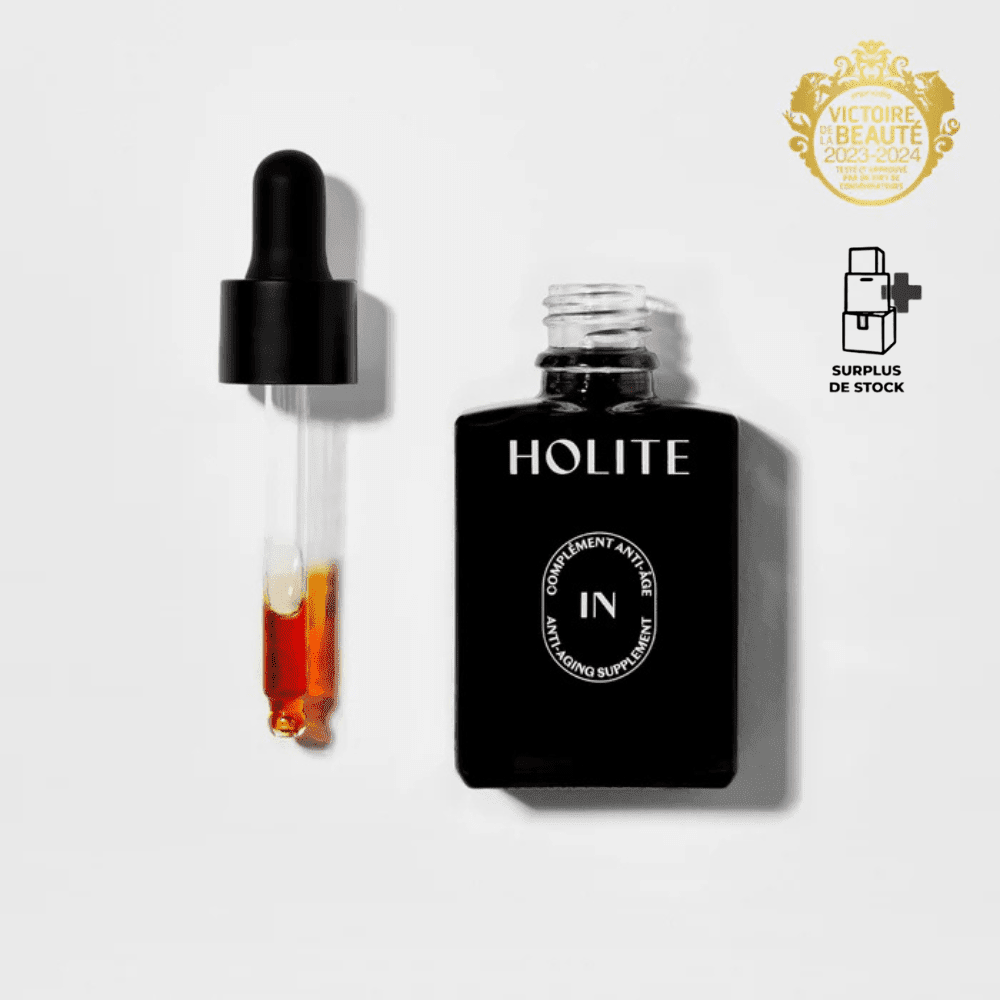 Complément Alimentaire Liquide - Visage Peau nette Complément Alimentaire HOLITE 30 ml Goût Fruits rouges 🍓
